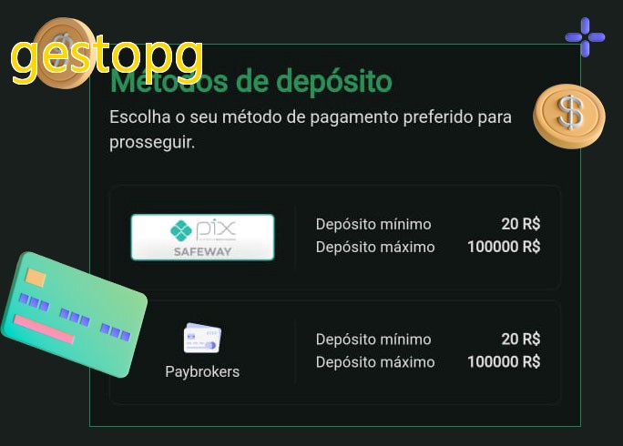 O cassino gestopgbet oferece uma grande variedade de métodos de pagamento