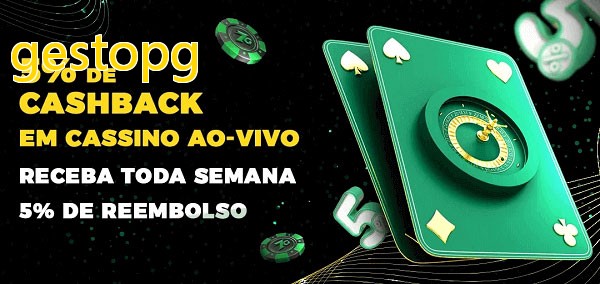 Promoções do cassino ao Vivo gestopg